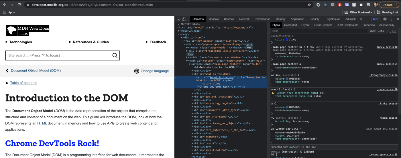 chrome devtools elements attributes change image