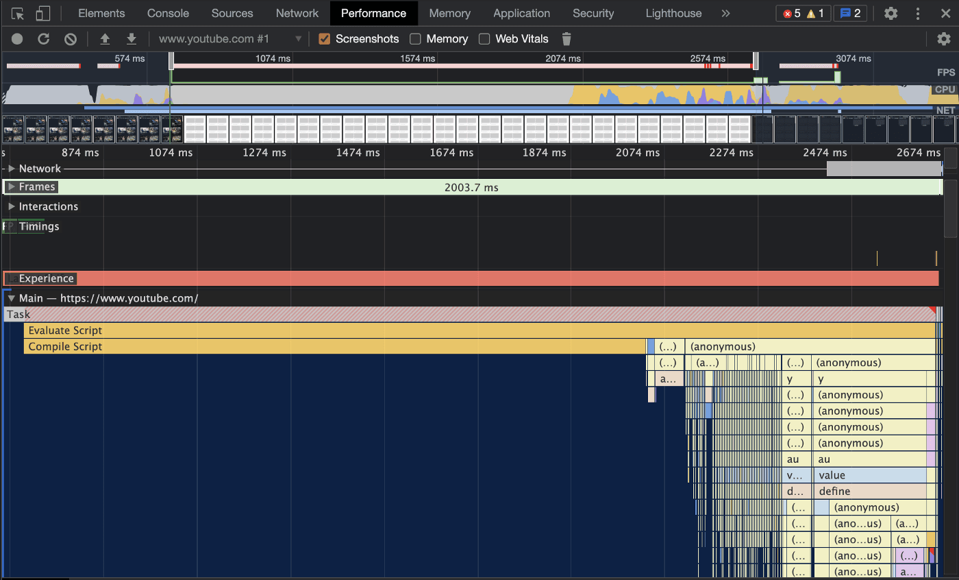 chrome devtools performance tab breakdown image